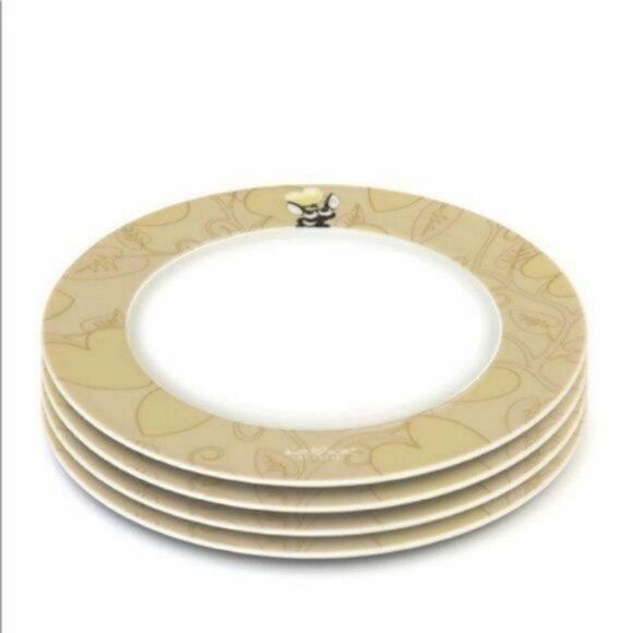 BergHOFF‎ Lover by Lover Round Plates (4),  Fine China, Nordstrom NWT - Picture 1 of 6